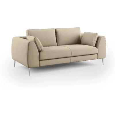 Divani.store Plano canapé droit - Beige - Publicité Divani.store Plano canapé droit - Beige - Publicité