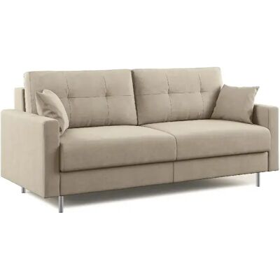 DIVANI.STORE Canapé-Lit Megan - Microfibre - 168cm - Italie - Publicité DIVANI.STORE Canapé-Lit Megan - Microfibre - 168cm - Italie - Publicité