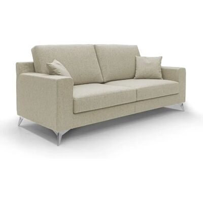 Divani.Store Canapé imperméable beige 146cm - Salon - Publicité Divani.Store Canapé imperméable beige 146cm - Salon - Publicité