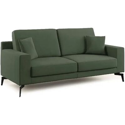 DIVANI.STORE Prestige Canapé Moderne en Microfibre Vert - Canapé - Publicité DIVANI.STORE Prestige Canapé Moderne en Microfibre Vert - Canapé - Publicité