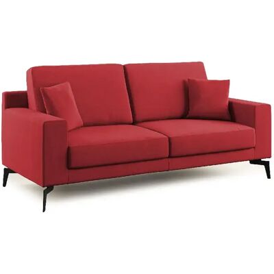 DIVANI.STORE Prestige Canapé Moderne en Microfibre - 186cm, Rouge - Publicité DIVANI.STORE Prestige Canapé Moderne en Microfibre - 186cm, Rouge - Publicité