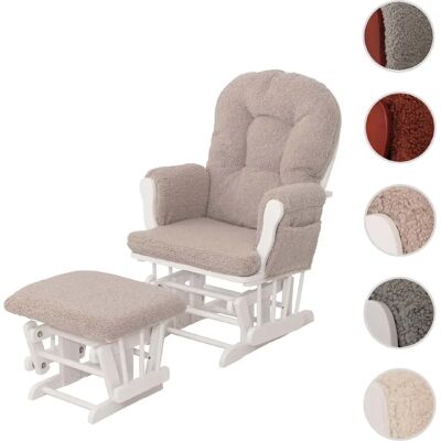 Mendler fauteuil à bascule relax - Marron - Publicité Mendler fauteuil à bascule relax - Marron - Publicité