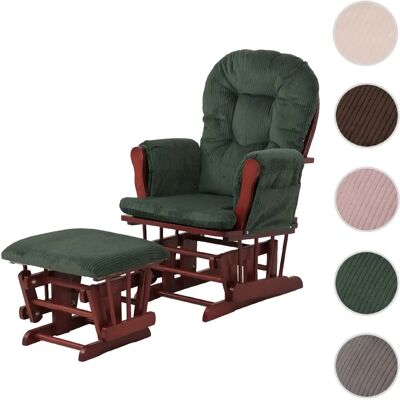 Mendler Fauteuil de relaxation - Vert - Publicité Mendler Fauteuil de relaxation - Vert - Publicité