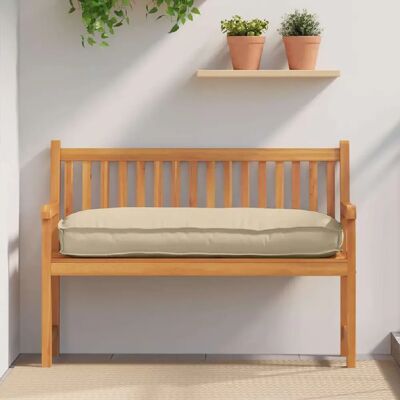 Coussin rectangulaire beige en polyester Vidaxl - Décoration intérieure - Publicité Coussin rectangulaire beige en polyester Vidaxl - Décoration intérieure - Publicité