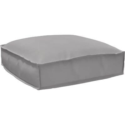 Coussin extérieur en polyester gris vidaXL - Carré, Housse amovible - Publicité Coussin extérieur en polyester gris vidaXL - Carré, Housse amovible - Publicité