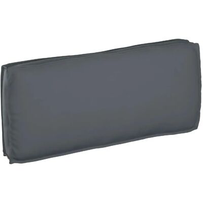Coussin Extérieur Anthracite Polyester 120x12x50cm - Coussin - Publicité Coussin Extérieur Anthracite Polyester 120x12x50cm - Coussin - Publicité