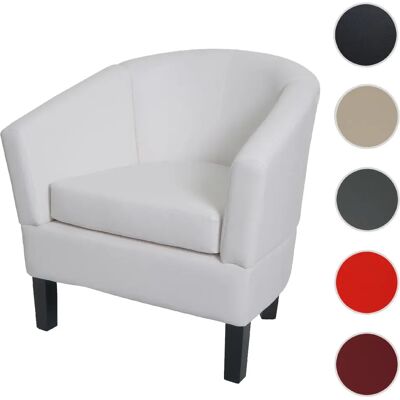 Mendler Fauteuil club lounge - Blanc - Publicité Mendler Fauteuil club lounge - Blanc - Publicité