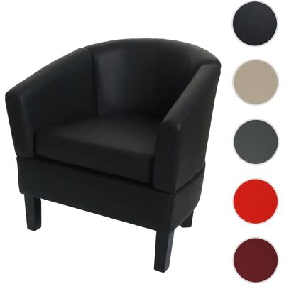 Mendler Fauteuil club lounge - Noir - Publicité Mendler Fauteuil club lounge - Noir - Publicité