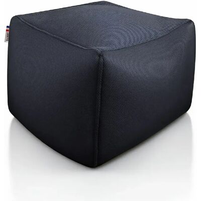 Shelto Pouf cube tissu - Anthracite - Publicité Shelto Pouf cube tissu - Anthracite - Publicité