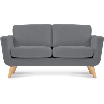 Konsimo Canapé droit Tagio 2 places - Gris - Publicité Konsimo Canapé droit Tagio 2 places - Gris - Publicité