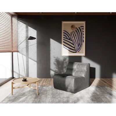 Lisa design module de canapé Alya - Noir - Publicité Lisa design module de canapé Alya - Noir - Publicité