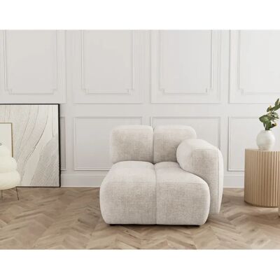 Lisa design canapé droit 1 place Grace - Beige - Publicité Lisa design canapé droit 1 place Grace - Beige - Publicité