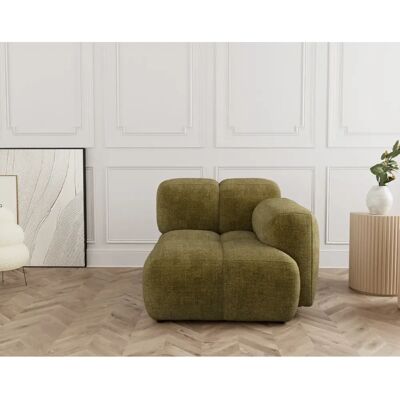 Lisa design Grace module canapé droit - Olive - Publicité Lisa design Grace module canapé droit - Olive - Publicité