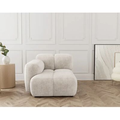 Lisa design Canapé module gauche - Beige - Publicité Lisa design Canapé module gauche - Beige - Publicité