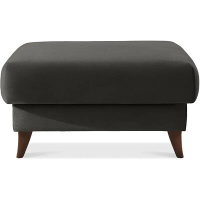 Konsimo Pouf Gustavo - Anthracite - Publicité Konsimo Pouf Gustavo - Anthracite - Publicité