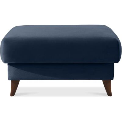 Konsimo Pouf Gustavo - Bleu foncé - Publicité Konsimo Pouf Gustavo - Bleu foncé - Publicité