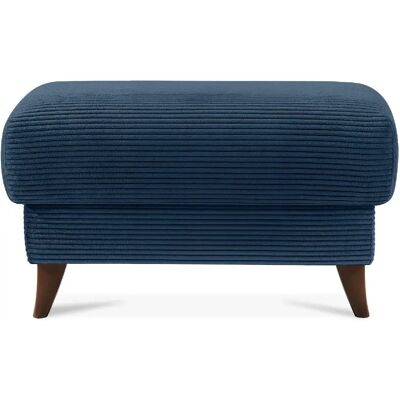 Konsimo Pouf Gustavo II - Bleu marine - Publicité Konsimo Pouf Gustavo II - Bleu marine - Publicité