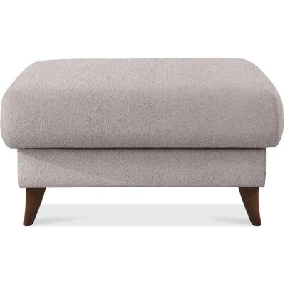 Konsimo Pouf Gustavo - Gris clair - Publicité Konsimo Pouf Gustavo - Gris clair - Publicité