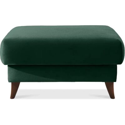 Konsimo Pouf Gustavo carré - Vert foncé - Publicité Konsimo Pouf Gustavo carré - Vert foncé - Publicité