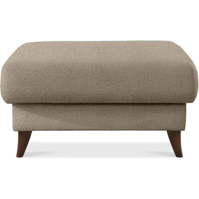 Konsimo Pouf Gustavo scandinave - Marron - Publicité Konsimo Pouf Gustavo scandinave - Marron - Publicité