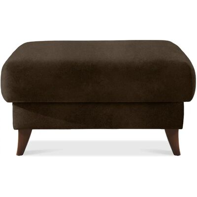 Konsimo Pouf Gustavo II scandinave - Marron - Publicité Konsimo Pouf Gustavo II scandinave - Marron - Publicité