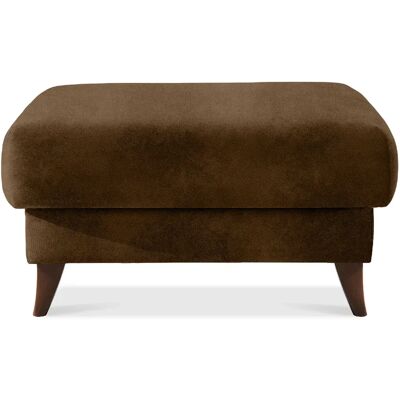 Konsimo Pouf Gustavo II - Marron - Publicité Konsimo Pouf Gustavo II - Marron - Publicité