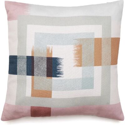 Linnea Athos rose - 45x45 cm - Rose - Publicité Linnea Athos rose - 45x45 cm - Rose - Publicité