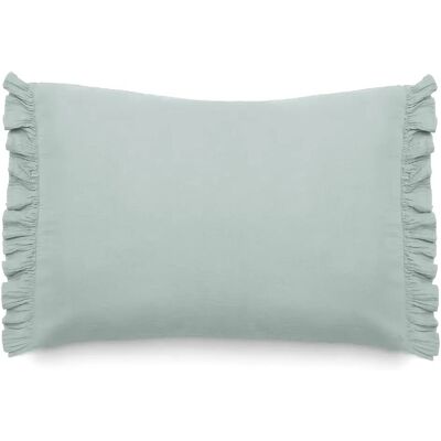 Linnea Housse de coussin collection ELZA 2 volants - Publicité Linnea Housse de coussin collection ELZA 2 volants - Publicité