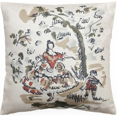 Linnea Collection Milady - 45x45 cm - Vert - Publicité Linnea Collection Milady - 45x45 cm - Vert - Publicité