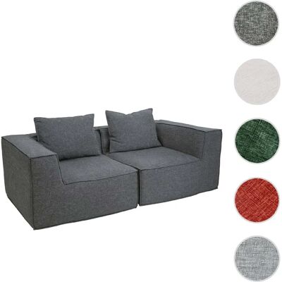 Mendler Canapé 2 places/accessoires pour canapé HWC-O54, canapé 2 places Canapé lounge, modulaire Tissu/textile (300 g/m²) 63 x 194 x 97 cm ~ gris foncé - Publicité Mendler Canapé 2 places/accessoires pour canapé HWC-O54, canapé 2 places Canapé lounge, modulaire Tissu/textile (300 g/m²) 63 x 194 x 97 cm ~ gris foncé - Publicité