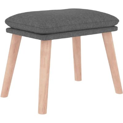 Decoshop26 Repose-pieds tabouret 45 x 29,5 x 35 cm tissu gris DEC030207 - Publicité Decoshop26 Repose-pieds tabouret 45 x 29,5 x 35 cm tissu gris DEC030207 - Publicité