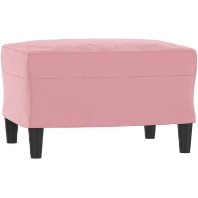Decoshop26 Repose-pieds tabouret bout de lit 60 x 50 x 41 cm en velours rose DEC030547 - Publicité Decoshop26 Repose-pieds tabouret bout de lit 60 x 50 x 41 cm en velours rose DEC030547 - Publicité