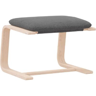Decoshop26 Repose-pieds tabouret 51 x 41 x 40 cm cadre en bois de bouleau et tissu gris DEC030298 - Publicité Decoshop26 Repose-pieds tabouret 51 x 41 x 40 cm cadre en bois de bouleau et tissu gris DEC030298 - Publicité