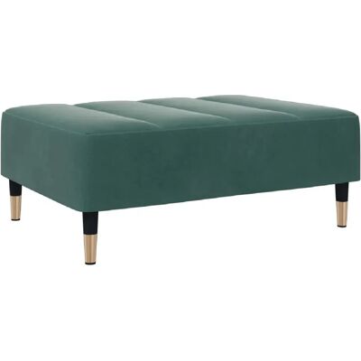 Decoshop26 Tabouret repose-pieds bout de lit - Vert foncé - Publicité Decoshop26 Tabouret repose-pieds bout de lit - Vert foncé - Publicité