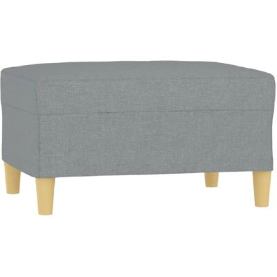 Decoshop26 tabouret repose-pieds - Gris clair - Publicité Decoshop26 tabouret repose-pieds - Gris clair - Publicité
