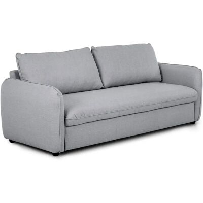 Budwing Canapé convertible 4 places - Gris - Publicité Budwing Canapé convertible 4 places - Gris - Publicité