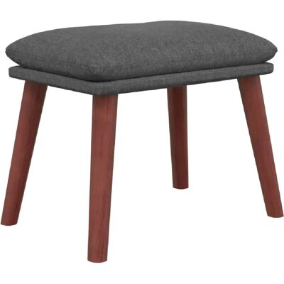 Decoshop26 Repose-pieds tabouret 45 x 29,5 x 35 cm tissu gris DEC030281 - Publicité Decoshop26 Repose-pieds tabouret 45 x 29,5 x 35 cm tissu gris DEC030281 - Publicité