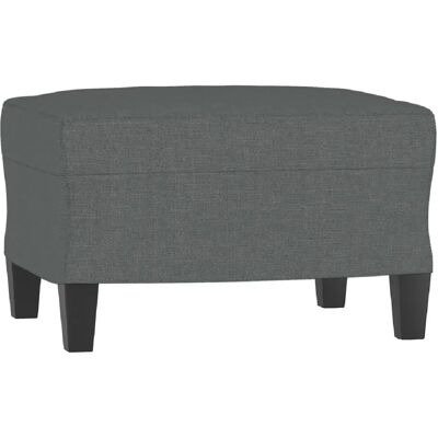 Decoshop26 Repose-pieds tabouret bout de canapé 60 x 50 x 41 cm tissu gris DEC030301 - Publicité Decoshop26 Repose-pieds tabouret bout de canapé 60 x 50 x 41 cm tissu gris DEC030301 - Publicité