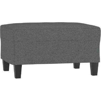 Decoshop26 Repose-pieds tabouret canapé - Gris foncé - Publicité Decoshop26 Repose-pieds tabouret canapé - Gris foncé - Publicité