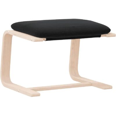 Decoshop26 Repose-pieds tabouret 51 x 41 x 40 cm tissu noir cadre en bois de bouleau DEC030484 - Publicité Decoshop26 Repose-pieds tabouret 51 x 41 x 40 cm tissu noir cadre en bois de bouleau DEC030484 - Publicité