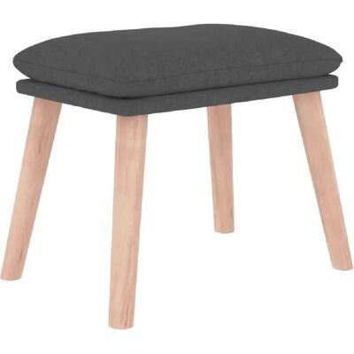 Decoshop26 Repose-pieds tabouret 45 x 29,5 x 35 cm tissu gris DEC030280 - Publicité Decoshop26 Repose-pieds tabouret 45 x 29,5 x 35 cm tissu gris DEC030280 - Publicité