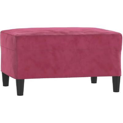 Decoshop26 Repose-pieds tabouret bout de lit 70 x 55 x 41 cm velours rouge DEC030605 - Publicité Decoshop26 Repose-pieds tabouret bout de lit 70 x 55 x 41 cm velours rouge DEC030605 - Publicité