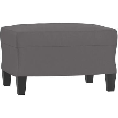 Decoshop26 Tabouret repose-pieds - Gris - Publicité Decoshop26 Tabouret repose-pieds - Gris - Publicité