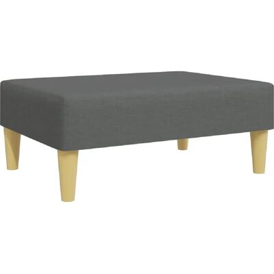 Decoshop26 Repose-pieds tabouret - gris foncé - Publicité Decoshop26 Repose-pieds tabouret - gris foncé - Publicité