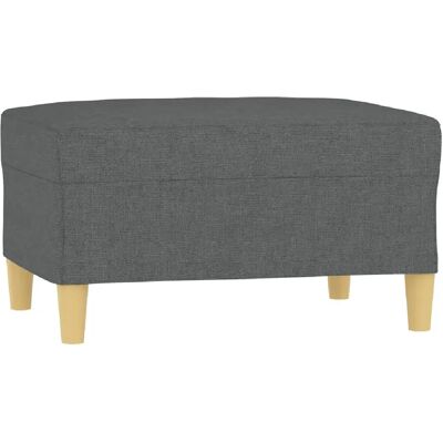 Decoshop26 Repose-pieds tabouret - Gris foncé - Publicité Decoshop26 Repose-pieds tabouret - Gris foncé - Publicité