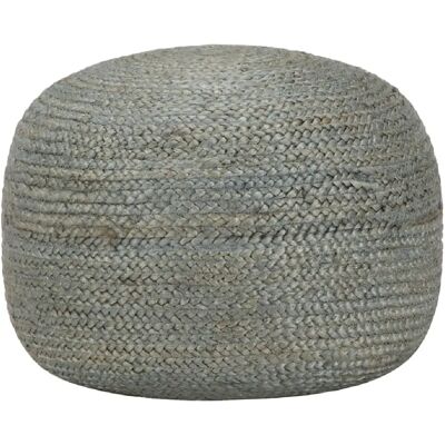 Decoshop26 Pouf tabouret repose-pied en cordes de jute tressées à la main 45 x 30 cm jute vert DEC030015 - Publicité Decoshop26 Pouf tabouret repose-pied en cordes de jute tressées à la main 45 x 30 cm jute vert DEC030015 - Publicité