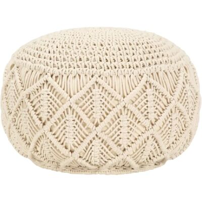 DECOSHOP26 - DEC029978 - 45 x 30 cm - coton beige - Ottoman - Publicité DECOSHOP26 - DEC029978 - 45 x 30 cm - coton beige - Ottoman - Publicité