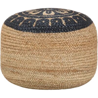 DÉCOSHOP26 - DEC029975 - Jute fait main - Ottoman - Publicité DÉCOSHOP26 - DEC029975 - Jute fait main - Ottoman - Publicité