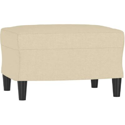 Decoshop26 tabouret repose-pieds bout de lit - Crème - Publicité Decoshop26 tabouret repose-pieds bout de lit - Crème - Publicité