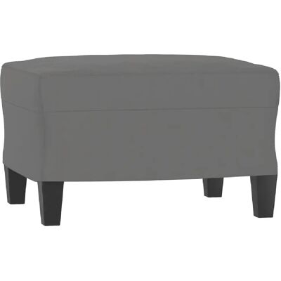 Decoshop26 Tabouret repose-pieds tissu - Gris foncé - Publicité Decoshop26 Tabouret repose-pieds tissu - Gris foncé - Publicité